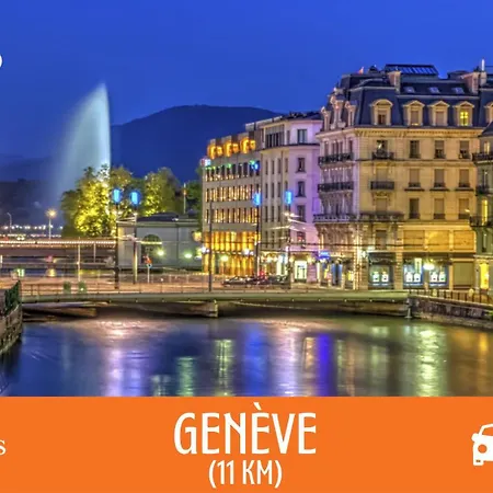 Zenbnb / La Gallery /proche Suisse Apartamento Saint-Julien-en-Genevois